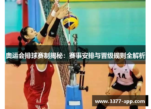 奥运会排球赛制揭秘：赛事安排与晋级规则全解析